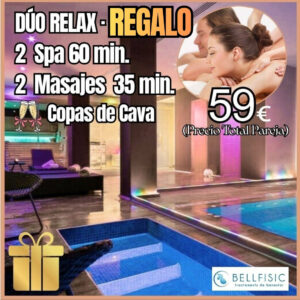 🎁 DÚO RELAX - REGALO. Bono valido hasta el 31/10/2026.